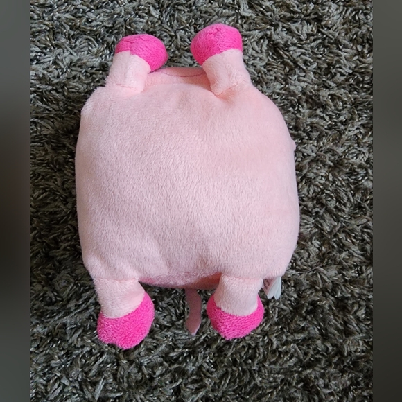 Minecraft Nanco Pixel Cube Pink Pig Plush - Picture 3 of 6